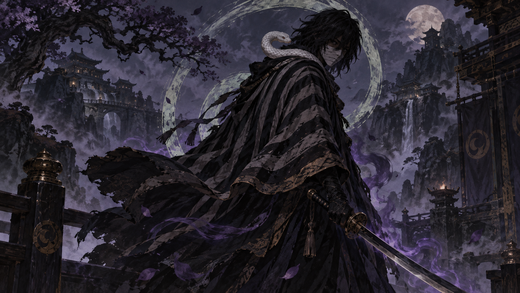 Original concept illustration for Iguro Clan in Slayers 2